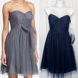 Jenny Yoo Wren Dress Navy Strapless Convertible 2